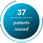 37 patents issued icon