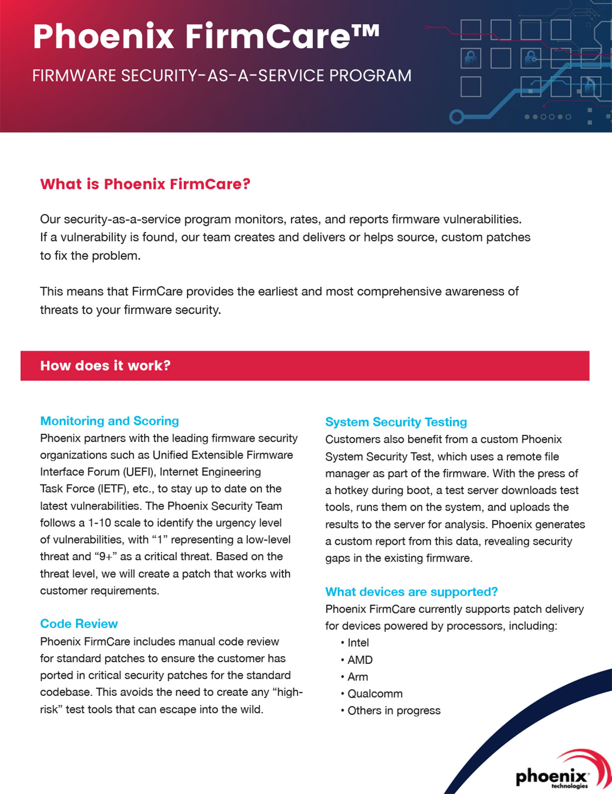 FirmCare Solution Brief Cover