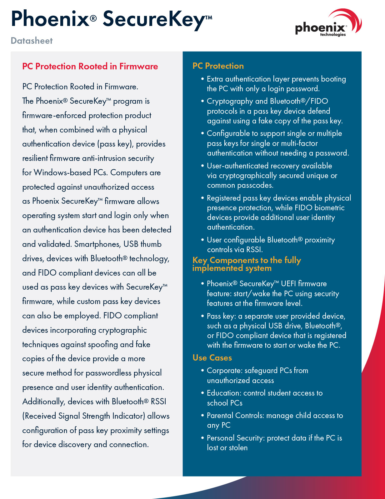 Phoenix SecureKey Datasheet thumbnail