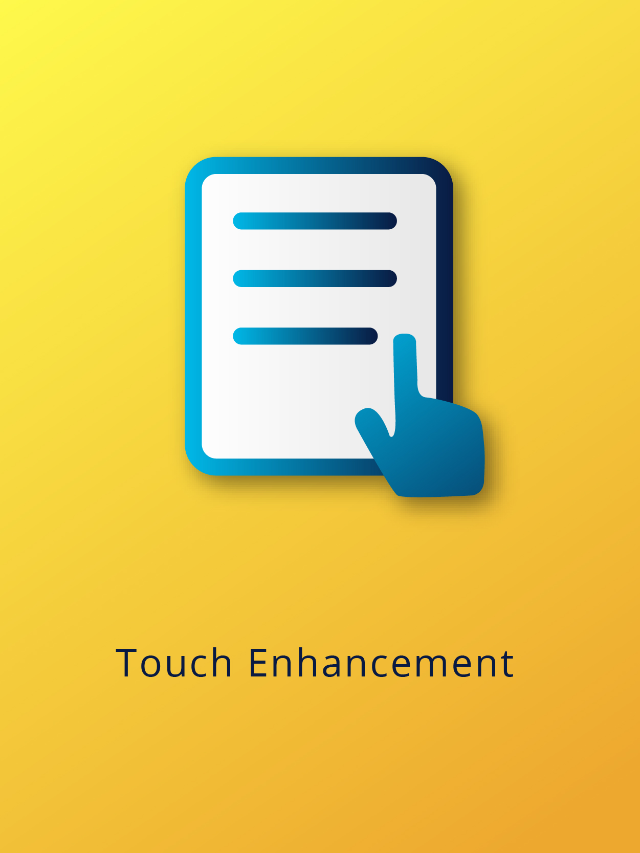 Touch Enhancement Icon